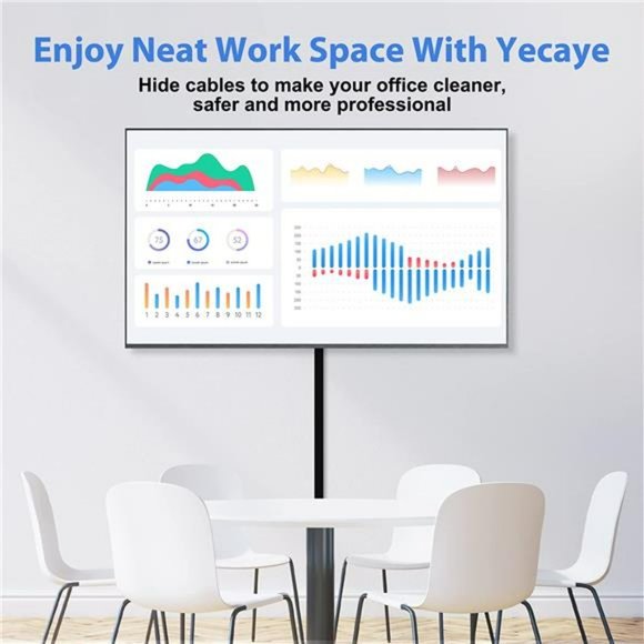 125" Cable Raceway Kit - 8X L15.7in W0.59in H0.4in, Small-Black - Picture 4 of 6